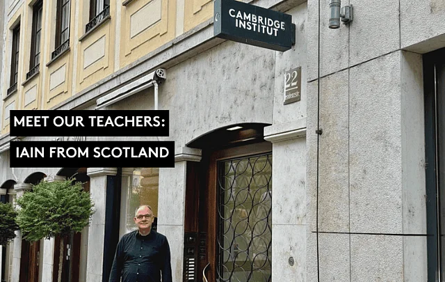 Englischtrainer Iain - 20 Jahre in München Englischtrainer Iain - 20 Jahre in München